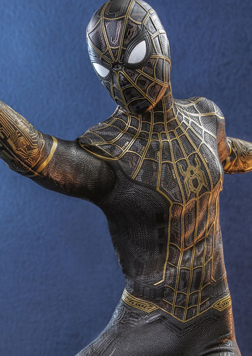 Spider-Man - No Way Home: Spider-Man - Black and Gold Suit von Hot Toys, weitere Produktansicht 11