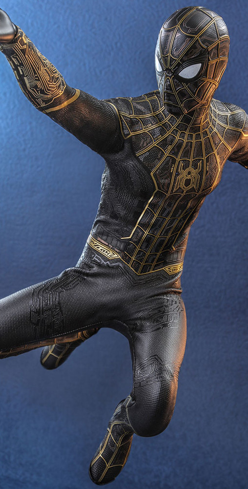 Spider-Man - No Way Home: Spider-Man - Black and Gold Suit von Hot Toys, weitere Produktansicht 12