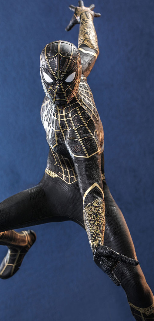 Spider-Man - No Way Home: Spider-Man - Black and Gold Suit von Hot Toys, weitere Produktansicht 14