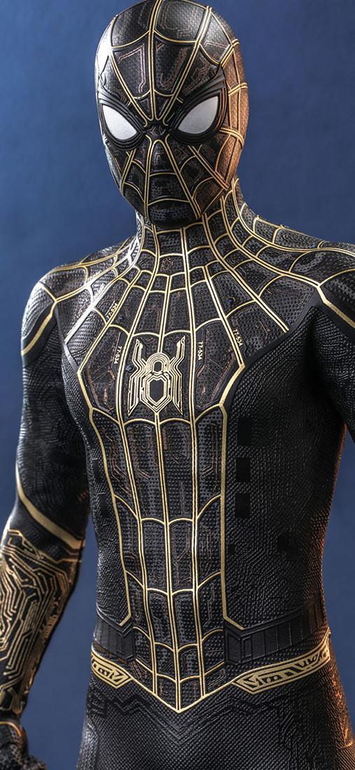 Spider-Man - No Way Home: Spider-Man - Black and Gold Suit von Hot Toys, weitere Produktansicht 16