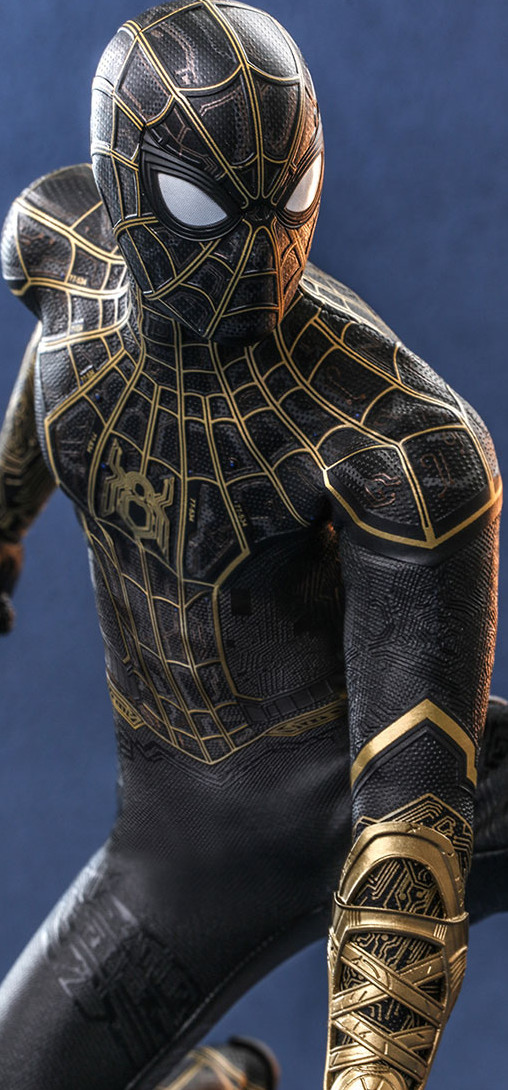 Spider-Man - No Way Home: Spider-Man - Black and Gold Suit von Hot Toys, weitere Produktansicht 17