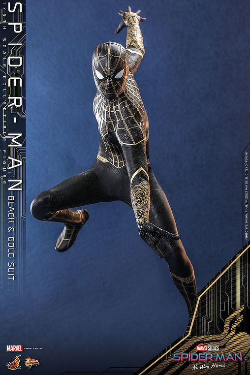 Spider-Man - No Way Home: Spider-Man - Black and Gold Suit, 1/6 Figur ... https://spaceart.de/produkte/spm026-spider-man-black-and-gold-suit-figur-hot-toys-mms604-908916-4895228608451-no-way-home-spaceart.php