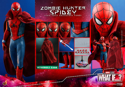 What If…?: Zombie Hunter Spidey, 1/6 Figur von Hot Toys