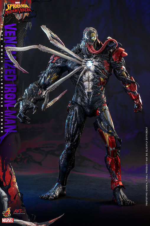 Spider-Man - Maximum Venom: Venomized Iron Man, 1/6 Figur von Hot Toys