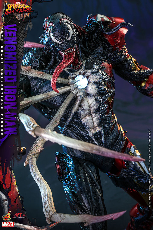 Spider-Man - Maximum Venom: Venomized Iron Man, 1/6 Figur von Hot Toys