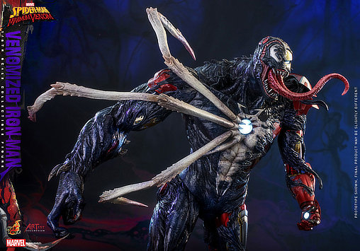 Spider-Man - Maximum Venom: Venomized Iron Man, 1/6 Figur von Hot Toys
