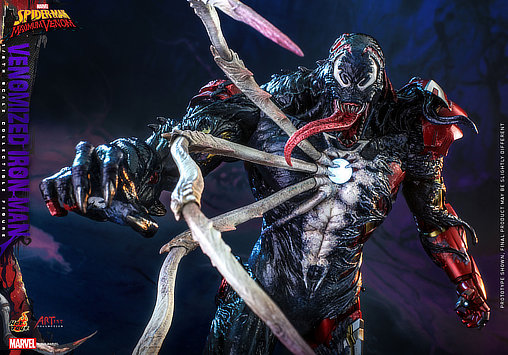 Spider-Man - Maximum Venom: Venomized Iron Man, 1/6 Figur von Hot Toys