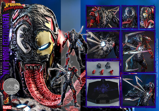 Spider-Man - Maximum Venom: Venomized Iron Man, 1/6 Figur von Hot Toys