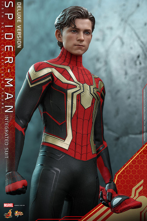 Spider-Man - No Way Home: Spider-Man - Integrated Suit - Deluxe, 1/6 Figur von Hot Toys