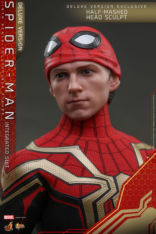 Spider-Man - No Way Home: Spider-Man - Integrated Suit - Deluxe, 1/6 Figur von Hot Toys