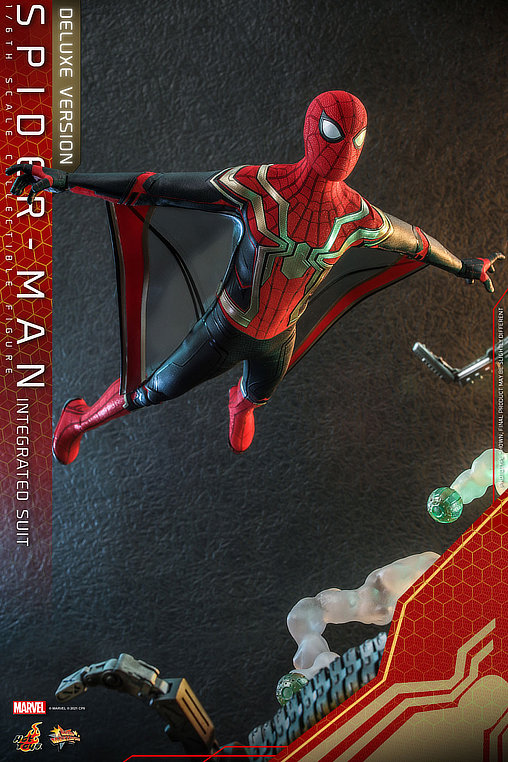 Spider-Man - No Way Home: Spider-Man - Integrated Suit - Deluxe, 1/6 Figur von Hot Toys