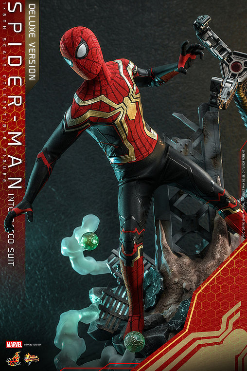 Spider-Man - No Way Home: Spider-Man - Integrated Suit - Deluxe, 1/6 Figur von Hot Toys