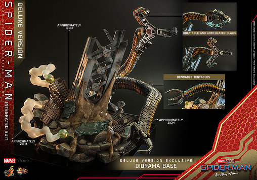 Spider-Man - No Way Home: Spider-Man - Integrated Suit - Deluxe, 1/6 Figur von Hot Toys
