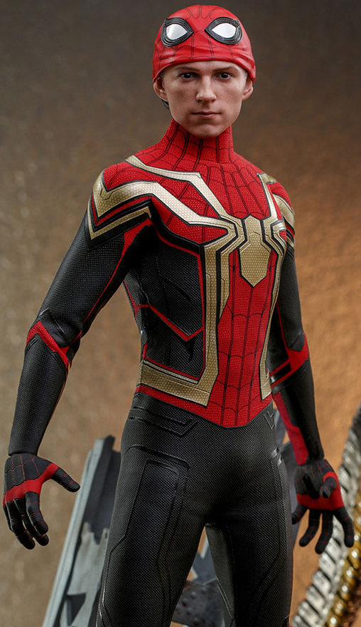 Spider-Man - No Way Home: Spider-Man - Integrated Suit - Deluxe, 1/6 Figur von Hot Toys