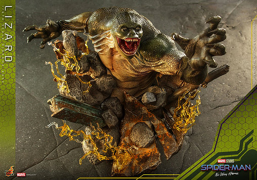 Spider-Man - No Way Home: Lizard Diorama Base, 1/6 Figur von Hot Toys