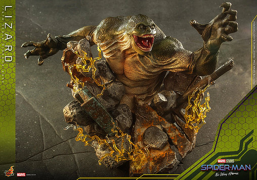 Spider-Man - No Way Home: Lizard Diorama Base, 1/6 Figur von Hot Toys