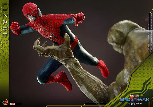 Spider-Man - No Way Home: Lizard Diorama Base, 1/6 Figur von Hot Toys