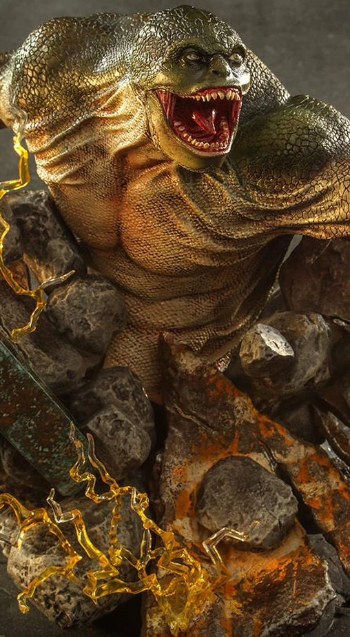 Spider-Man - No Way Home: Lizard Diorama Base, 1/6 Figur von Hot Toys