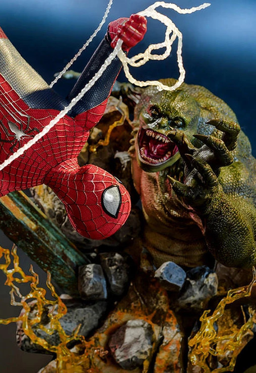 Spider-Man - No Way Home: Lizard Diorama Base, 1/6 Figur von Hot Toys