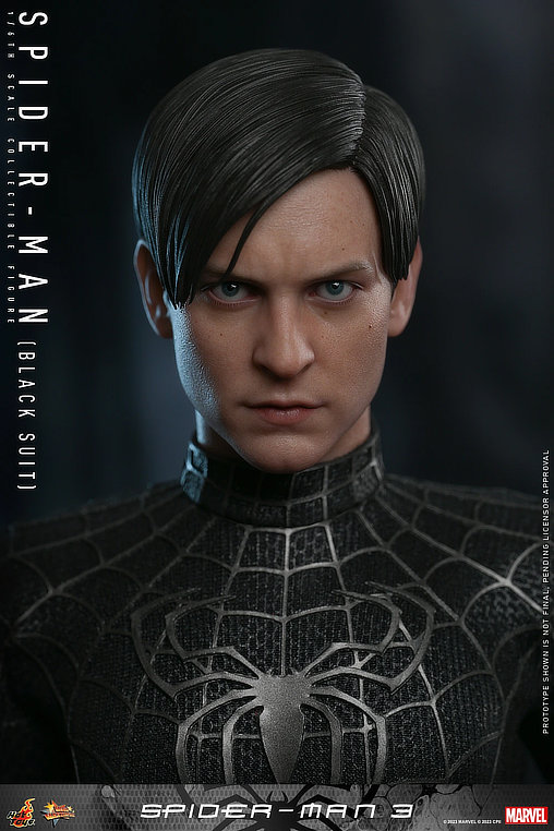 Spider-Man 3: Spider-Man - Black Suit, 1/6 Figur von Hot Toys