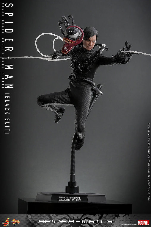 Spider-Man 3: Spider-Man - Black Suit, 1/6 Figur von Hot Toys