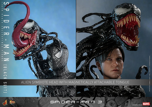 Spider-Man 3: Spider-Man - Black Suit, 1/6 Figur von Hot Toys