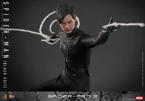 Spider-Man 3: Spider-Man - Black Suit, 1/6 Figur von Hot Toys