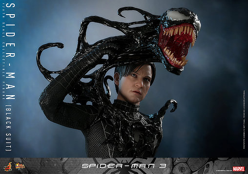 Spider-Man 3: Spider-Man - Black Suit, 1/6 Figur von Hot Toys