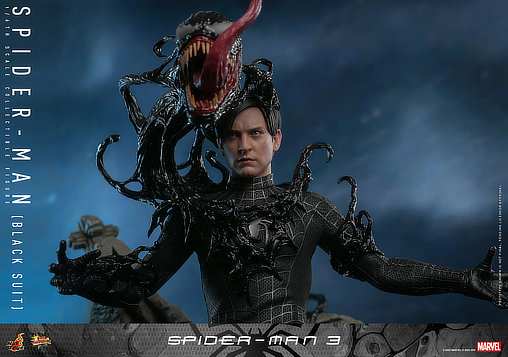 Spider-Man 3: Spider-Man - Black Suit, 1/6 Figur von Hot Toys