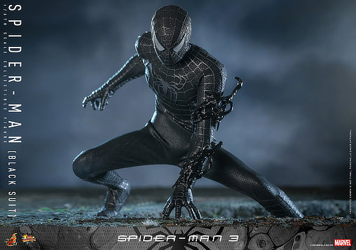Spider-Man 3: Spider-Man - Black Suit, 1/6 Figur von Hot Toys
