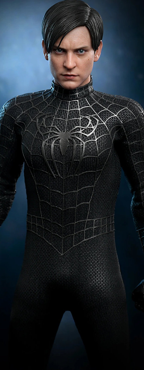 Spider-Man 3: Spider-Man - Black Suit, 1/6 Figur von Hot Toys
