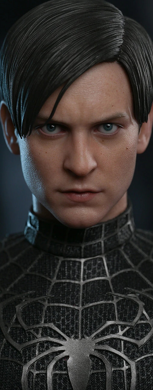 Spider-Man 3: Spider-Man - Black Suit, 1/6 Figur von Hot Toys