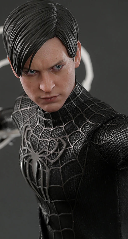 Spider-Man 3: Spider-Man - Black Suit, 1/6 Figur von Hot Toys