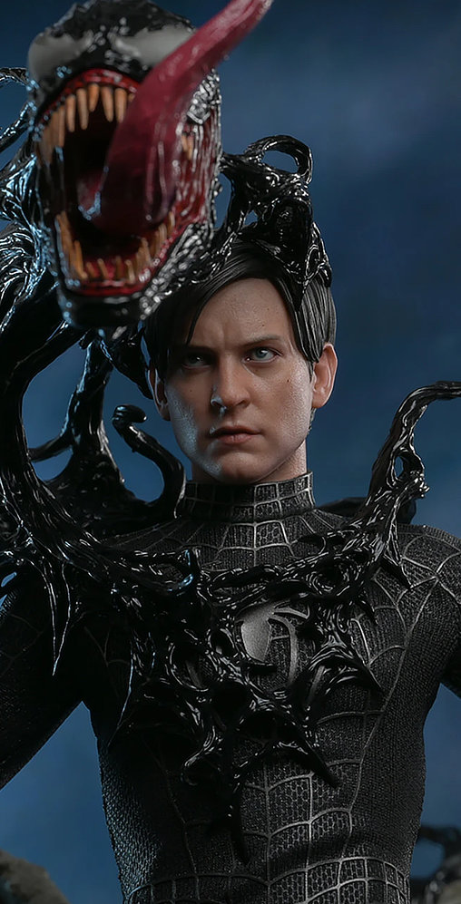 Spider-Man 3: Spider-Man - Black Suit, 1/6 Figur von Hot Toys