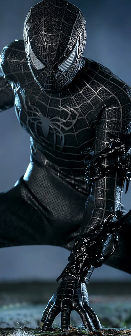 Spider-Man 3: Spider-Man - Black Suit, 1/6 Figur von Hot Toys