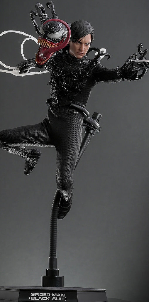 Spider-Man 3: Spider-Man - Black Suit, 1/6 Figur von Hot Toys