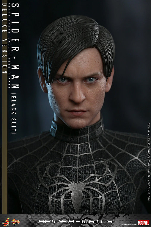 Spider-Man 3: Spider-Man - Black Suit - Deluxe, 1/6 Figur von Hot Toys