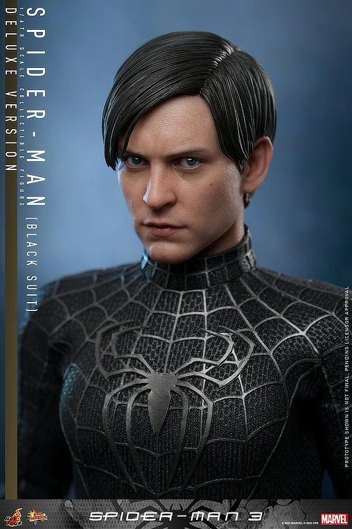 Spider-Man 3: Spider-Man - Black Suit - Deluxe, 1/6 Figur von Hot Toys