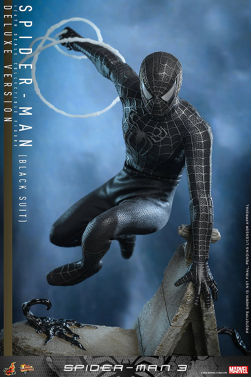 Spider-Man 3: Spider-Man - Black Suit - Deluxe, 1/6 Figur von Hot Toys