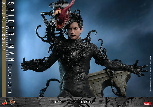 Spider-Man 3: Spider-Man - Black Suit - Deluxe, 1/6 Figur von Hot Toys