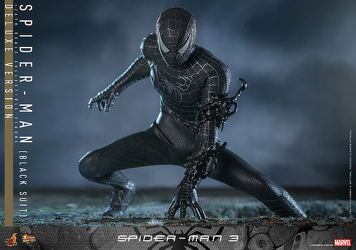 Spider-Man 3: Spider-Man - Black Suit - Deluxe, 1/6 Figur von Hot Toys