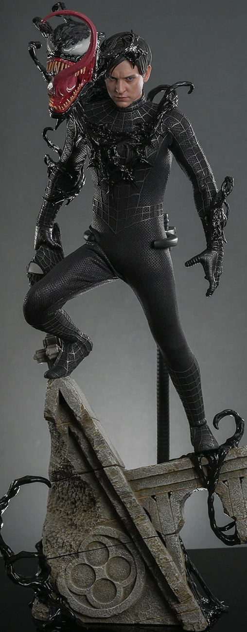 Spider-Man 3: Spider-Man - Black Suit - Deluxe, 1/6 Figur von Hot Toys