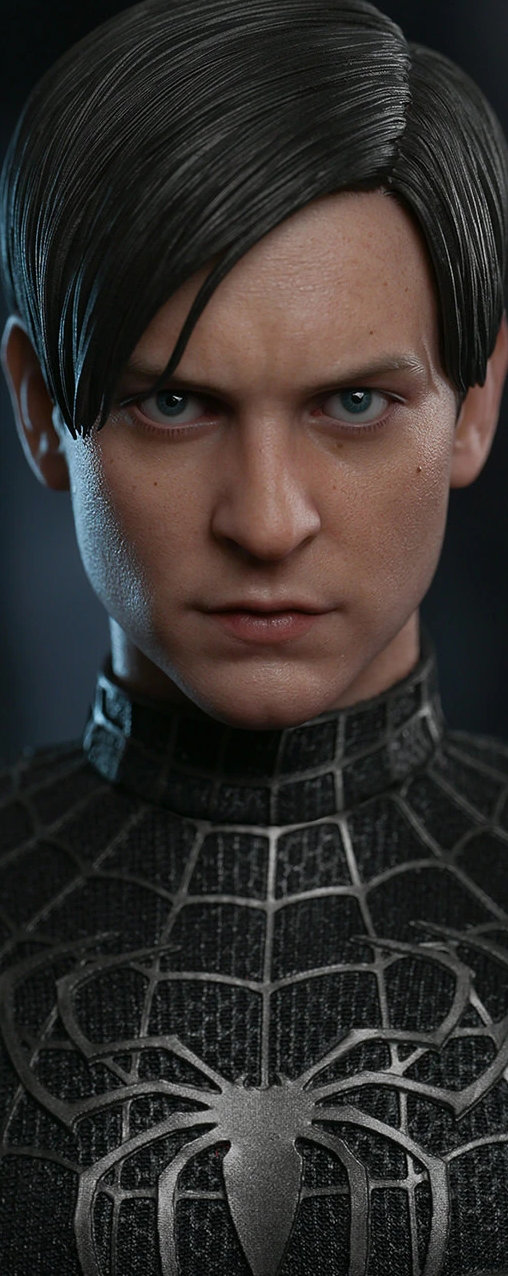 Spider-Man 3: Spider-Man - Black Suit - Deluxe, 1/6 Figur von Hot Toys