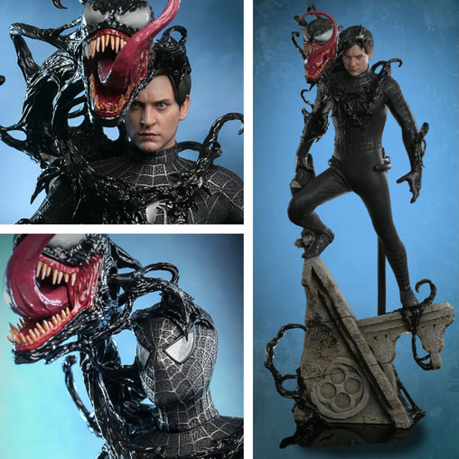 Spider-Man 3: Spider-Man - Black Suit - Deluxe, Typ: 1/6 Figur