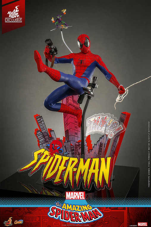 The Amazing Spider-Man: Spider-Man, 1/6 Figur ... https://spaceart.de/produkte/spm040-amazing-spider-man-figur-hot-toys.php