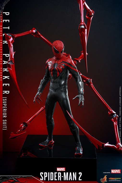 Marvels Spider-Man 2: Peter Parker - Superior Suit, 1/6 Figur von Hot Toys