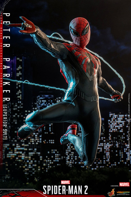Marvels Spider-Man 2: Peter Parker - Superior Suit, 1/6 Figur von Hot Toys
