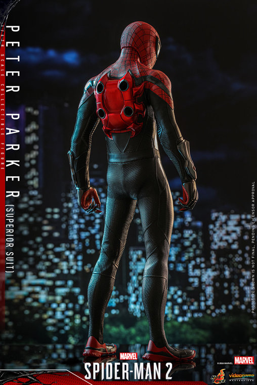 Marvels Spider-Man 2: Peter Parker - Superior Suit, 1/6 Figur von Hot Toys