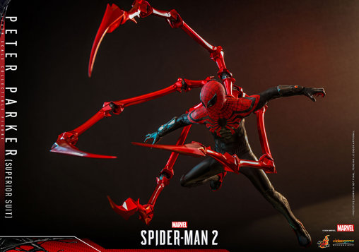 Marvels Spider-Man 2: Peter Parker - Superior Suit, 1/6 Figur von Hot Toys