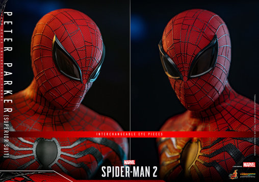 Marvels Spider-Man 2: Peter Parker - Superior Suit, 1/6 Figur von Hot Toys